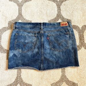Levi’s Denim Mini Skirt Acid Wash